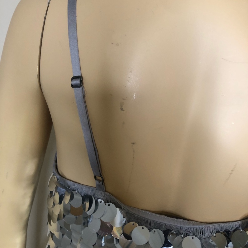 wild fable Silver Sequin Crop Top & Mini Skirt Set - Picture 11 of 13